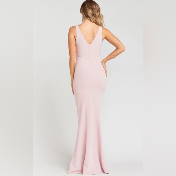Show Me Your Mumu Morgan Maxi Trumpet Dress in Vintage Rose - Picture 2 of 9
